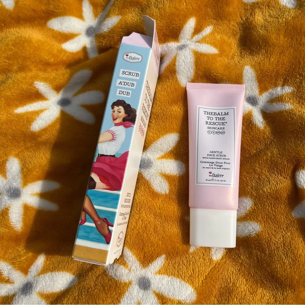 New NIB theBalm Rainforest Sugar Gentle Face Scrub To The Rescue Skincare
